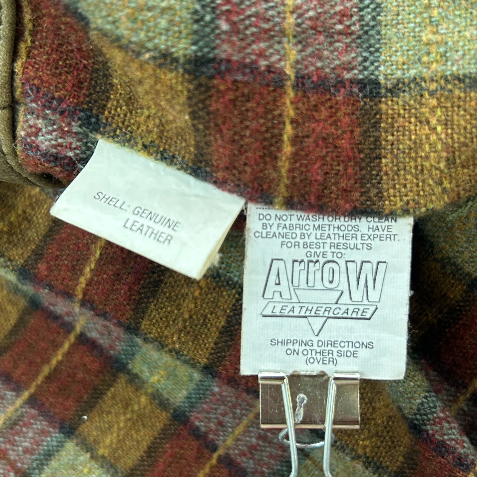 The Territory Ahead A-2 レザージャケット 古着 ブラウン カーキ系 M 