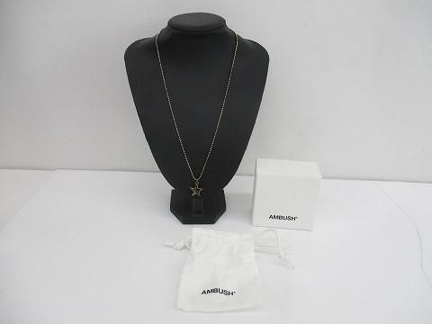 アンブッシュ AMBUSH スターチャーム ネックレス 星型ペンダント 925 ゴールド