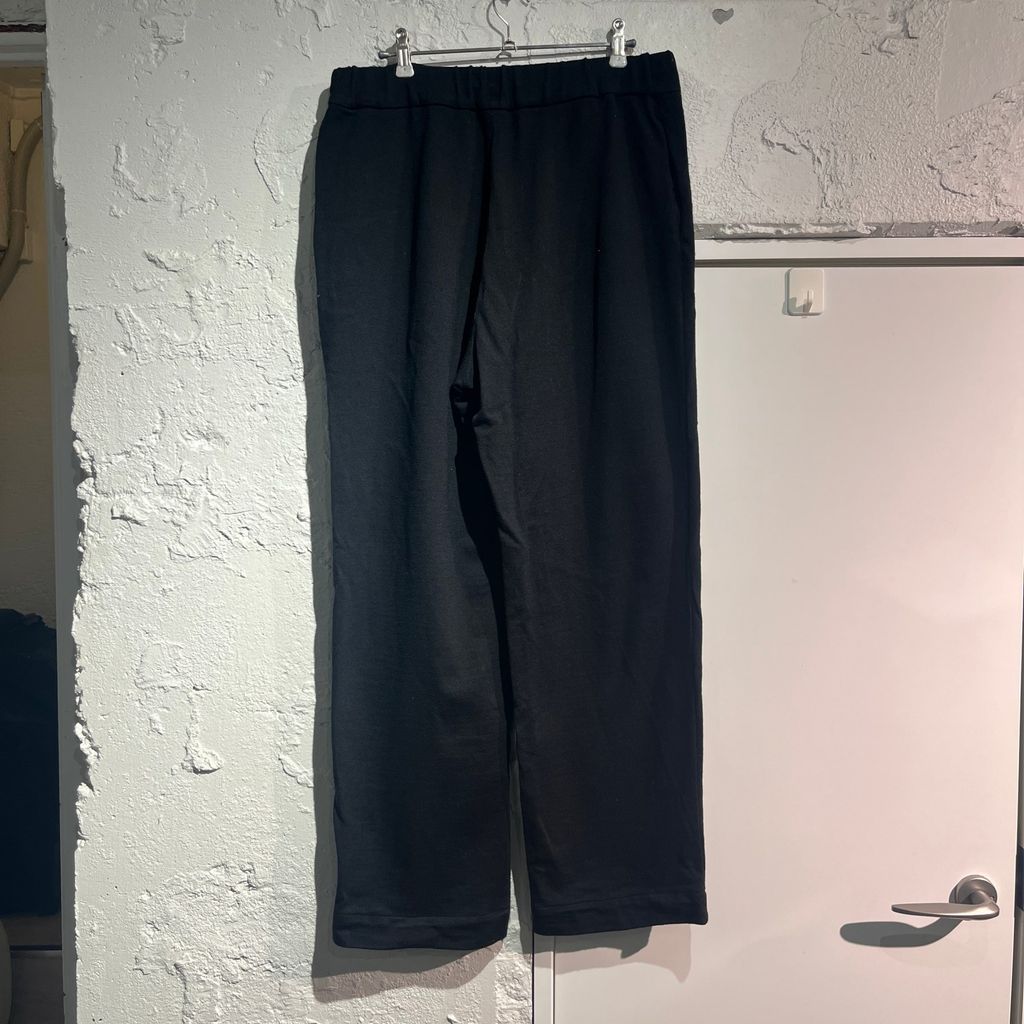 ATON エイトン Wool Tropical Tapered Easy Pants イージーパンツ PR.AG.NW.0803 ブラック size 04 表参道A11