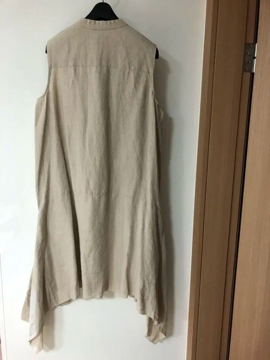 ノースリーブ アシンメトリーエプロン