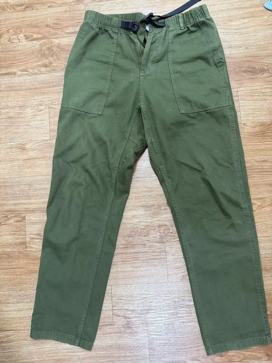 グラミチ ルーズテーパード パンツ オリーブ M