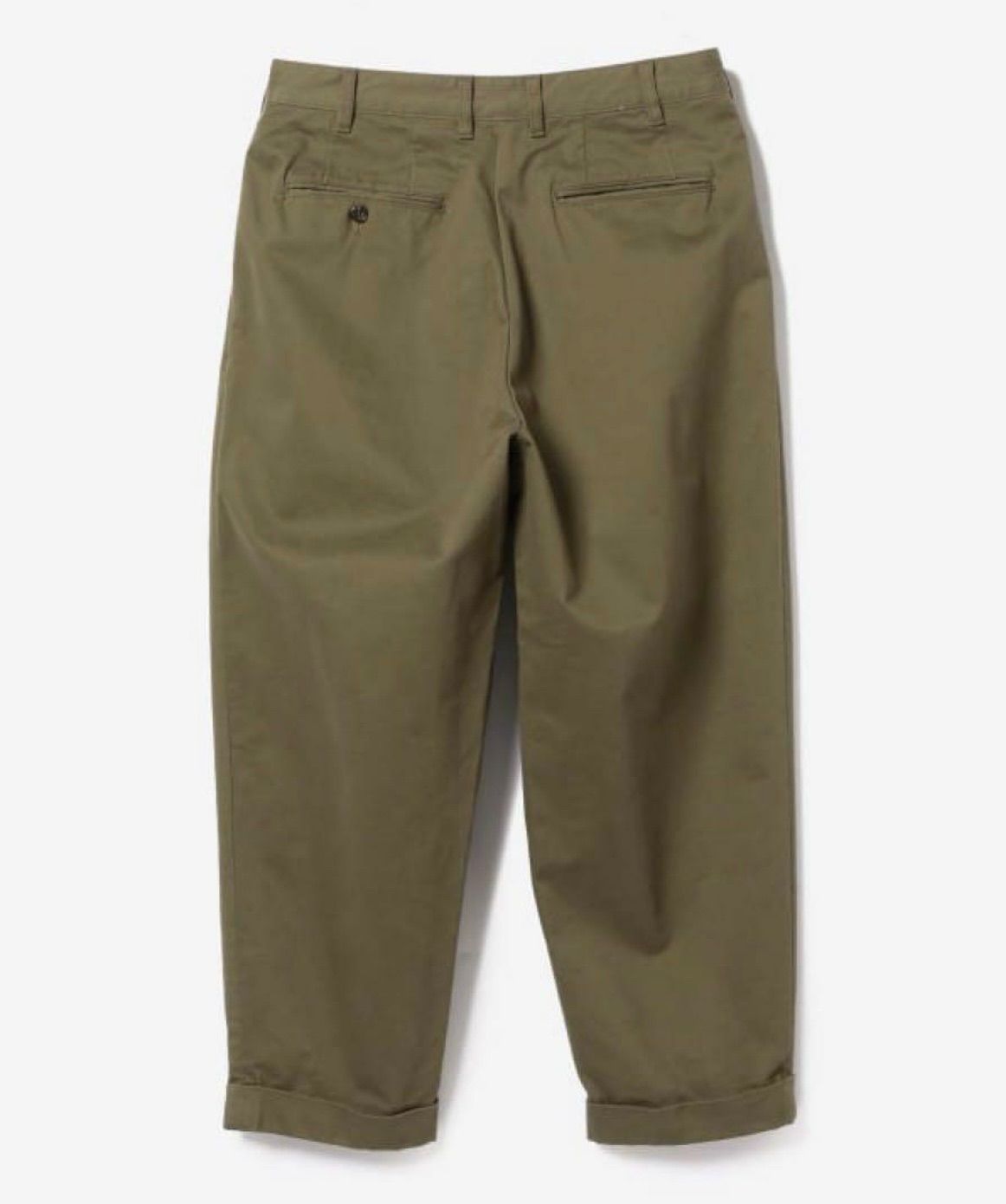 BEAMS PLUS 2プリーツ チノ トラウザーズ