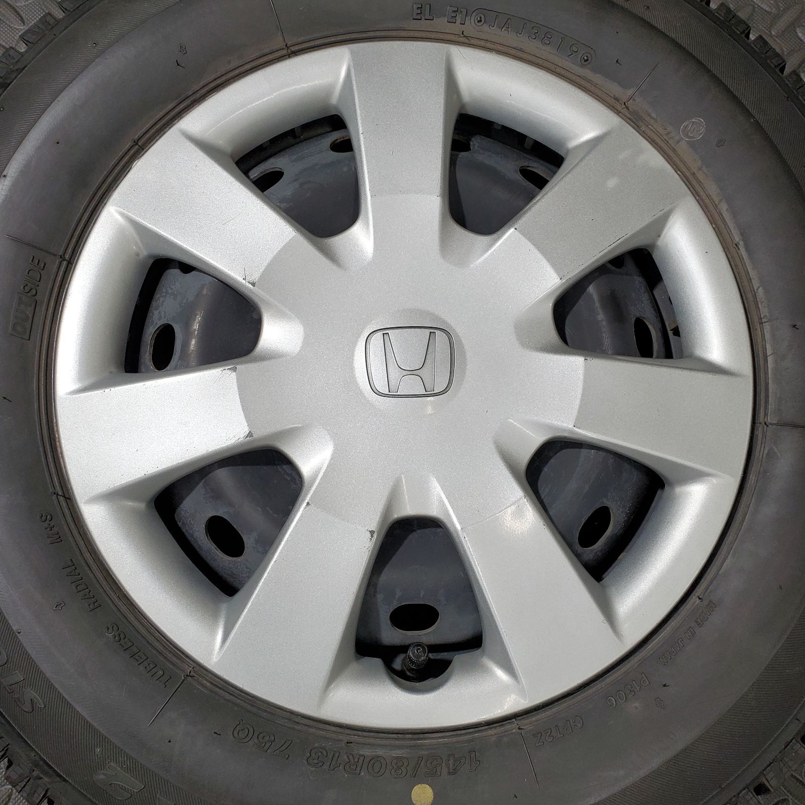 18/19年製 145/80R13 ブリヂストン アイスパートナー2 ホンダ JF1 N