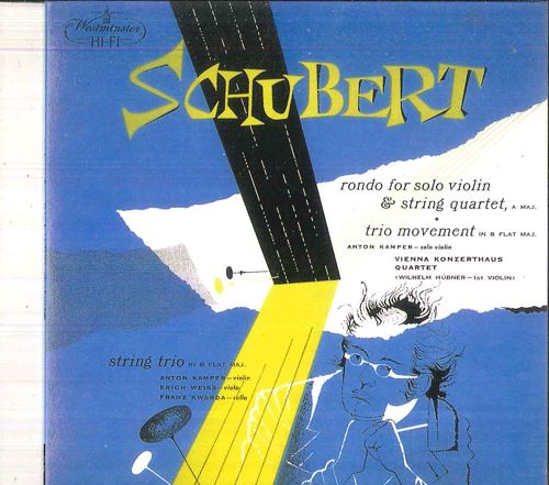 韓国CD ウィーン・コンツェルトハウス四 シューベルト ヴァイオリンと