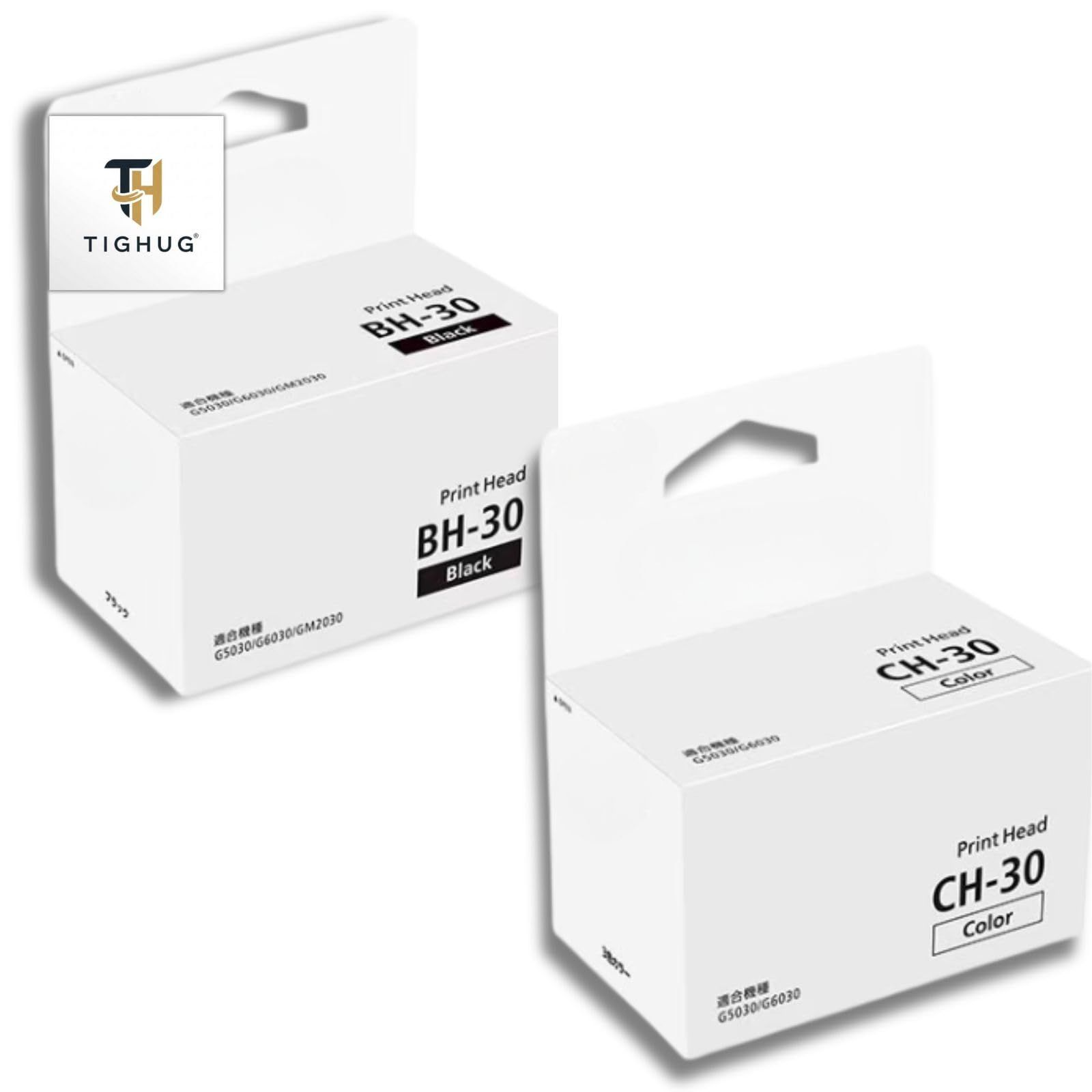 【純正品】BH-30＆CH-30プリントヘッド ブラック＆カラーセット （対象機種：G7030 / G6030 / G5030 / G3360 他） ヘッド 交換 ショップカード付き 