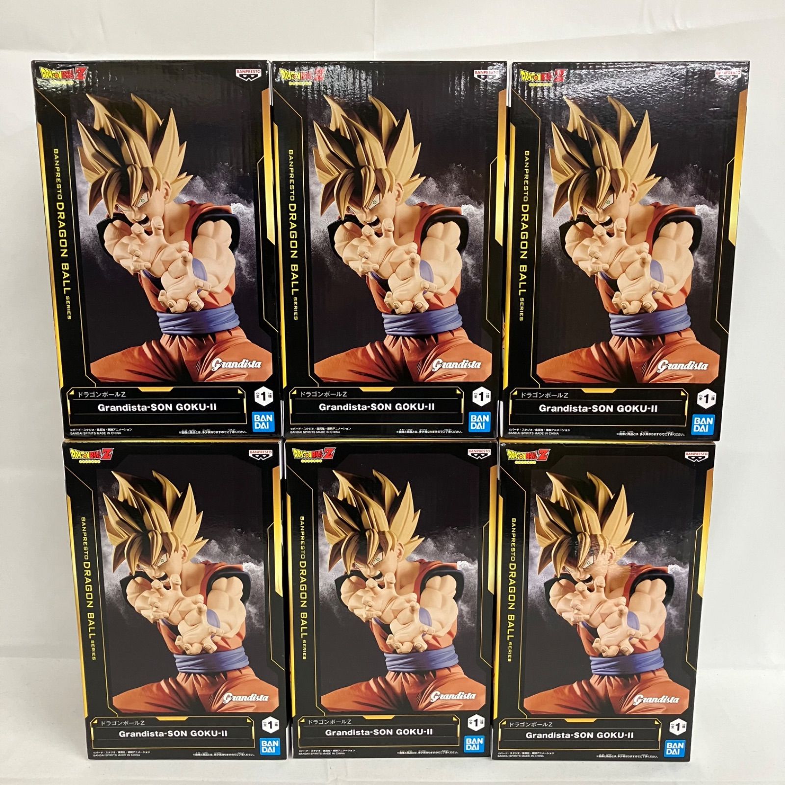 ドラゴンボール 孫悟空 フィギュア Grandista 〔新品未開封〕二体セット BANPRESTO（バンプレスト） ドラゴンボールZ Grandista SON GOKU II 超