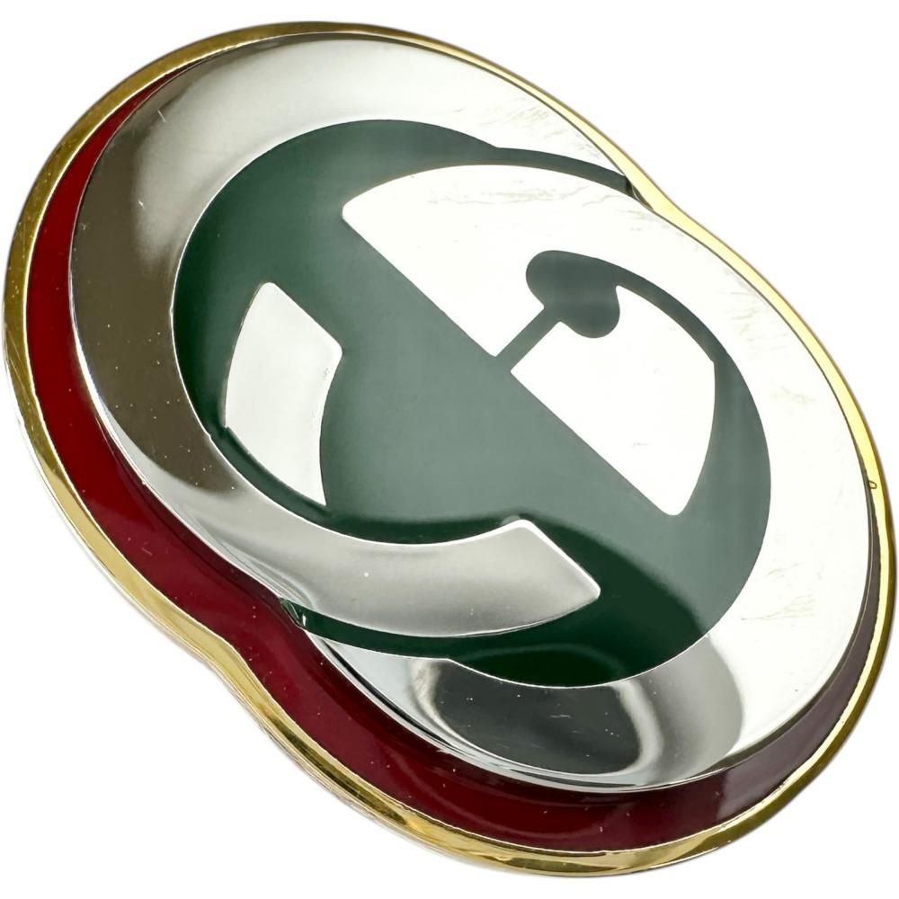 18号 GUCCI グッチ リング 指輪 インターロッキングG シェリー GP 34.6g L ユニセックス 真子質店 GD