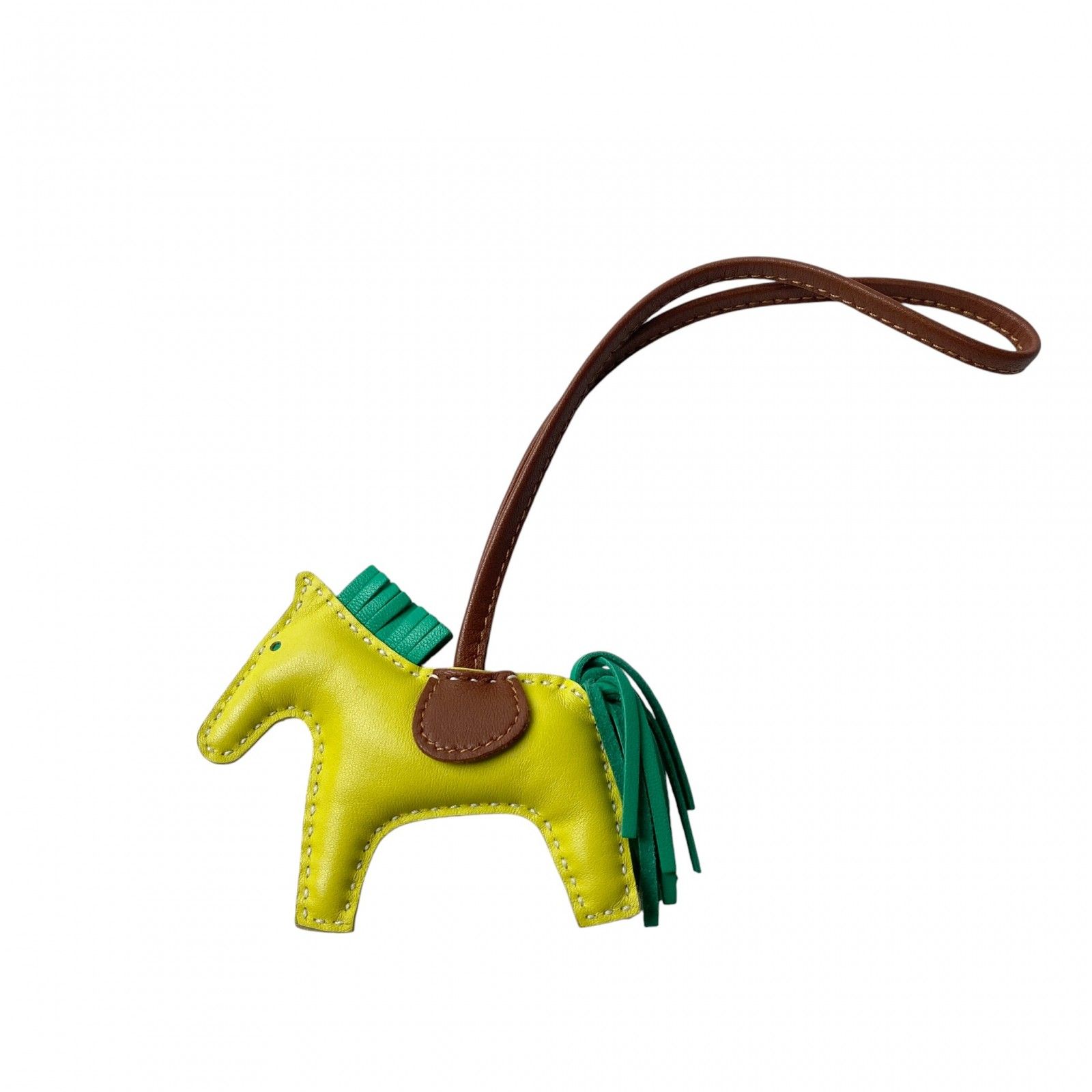 エルメス HERMES レディース ロデオ PM ライム ミント フォーブ チャーム