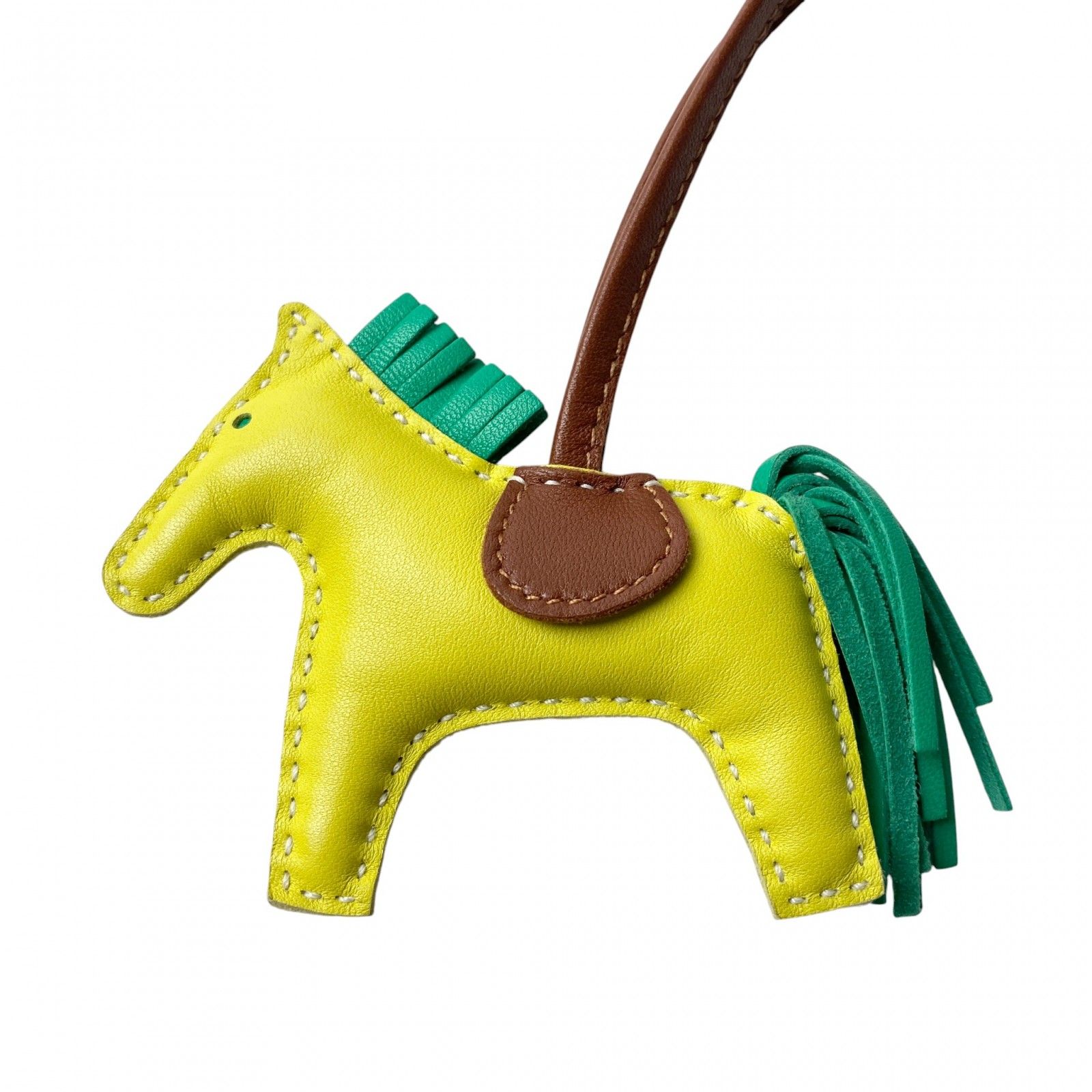 エルメス HERMES レディース ロデオ PM ライム ミント フォーブ チャーム