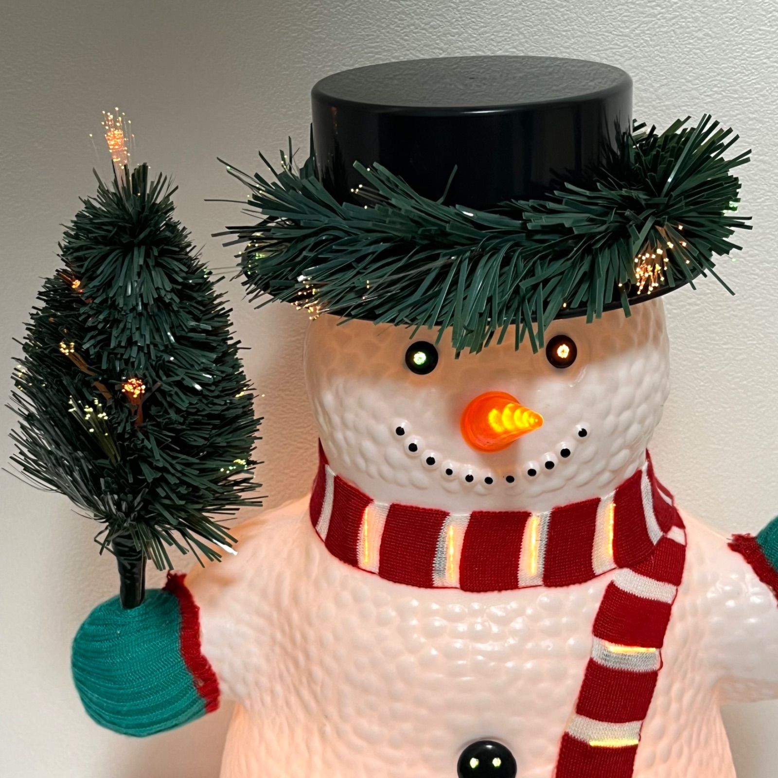 ◼︎X'mas◼︎【ニトリ スノーマン 45cm】ファイバー雪だるま - メルカリ