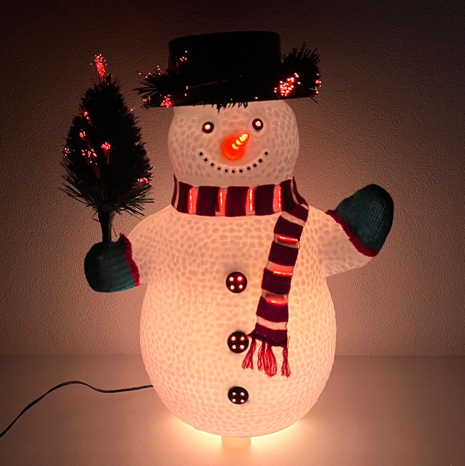 ◼︎X'mas◼︎【ニトリ スノーマン 45cm】ファイバー雪だるま - メルカリ