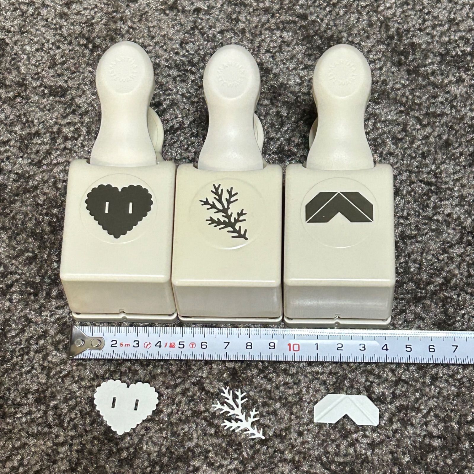 3個セット》Martha Stewart マーサスチュワート クラフトパンチ ハート