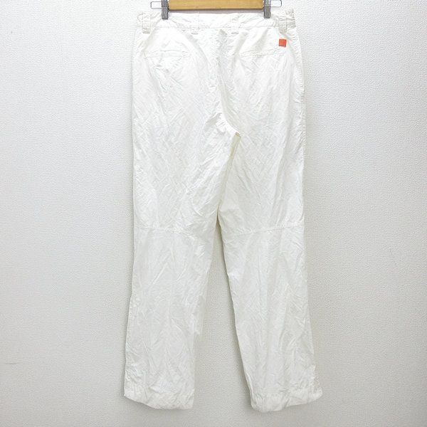 H□ヒューゴボス/HUGO BOSS コットンパンツ チノパン【50】白/MENS□21