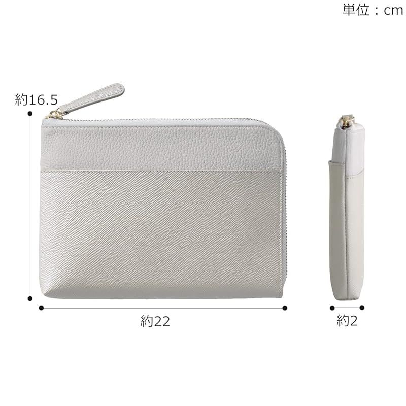  コラーレ corale 母子手帳ケース 2人用 親子手帳 お薬手帳 ケース 革 本革 通帳ケース 抗菌 L字ファスナー 出産祝い ブルーグレー スモークブルー 母子手帳ケース ベビー キッズ