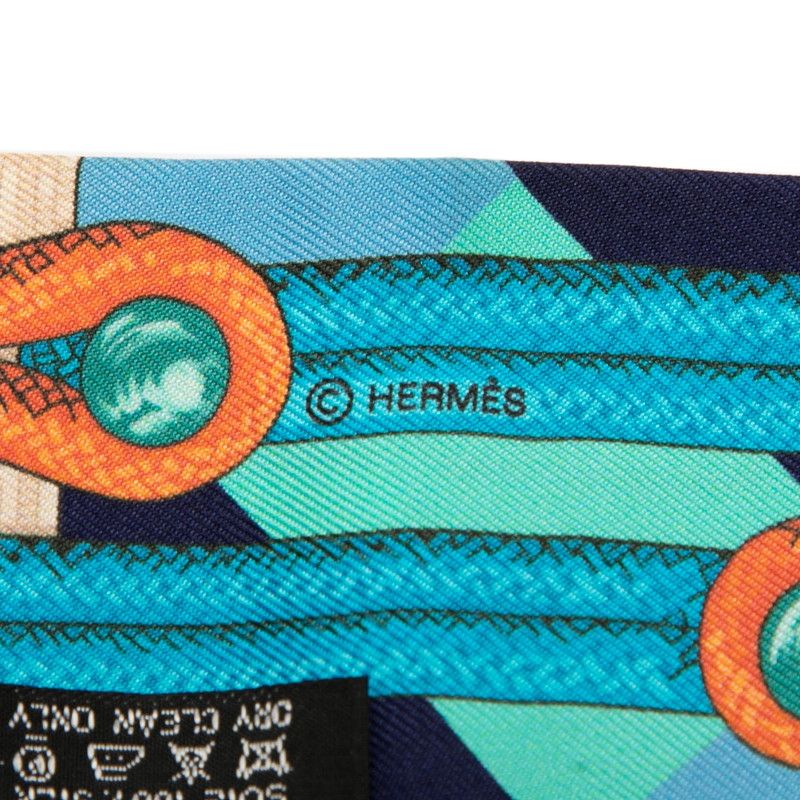  エルメス ツイリー ブルー マルチ シルク レディース HERMES 1 0239638 その他 小物