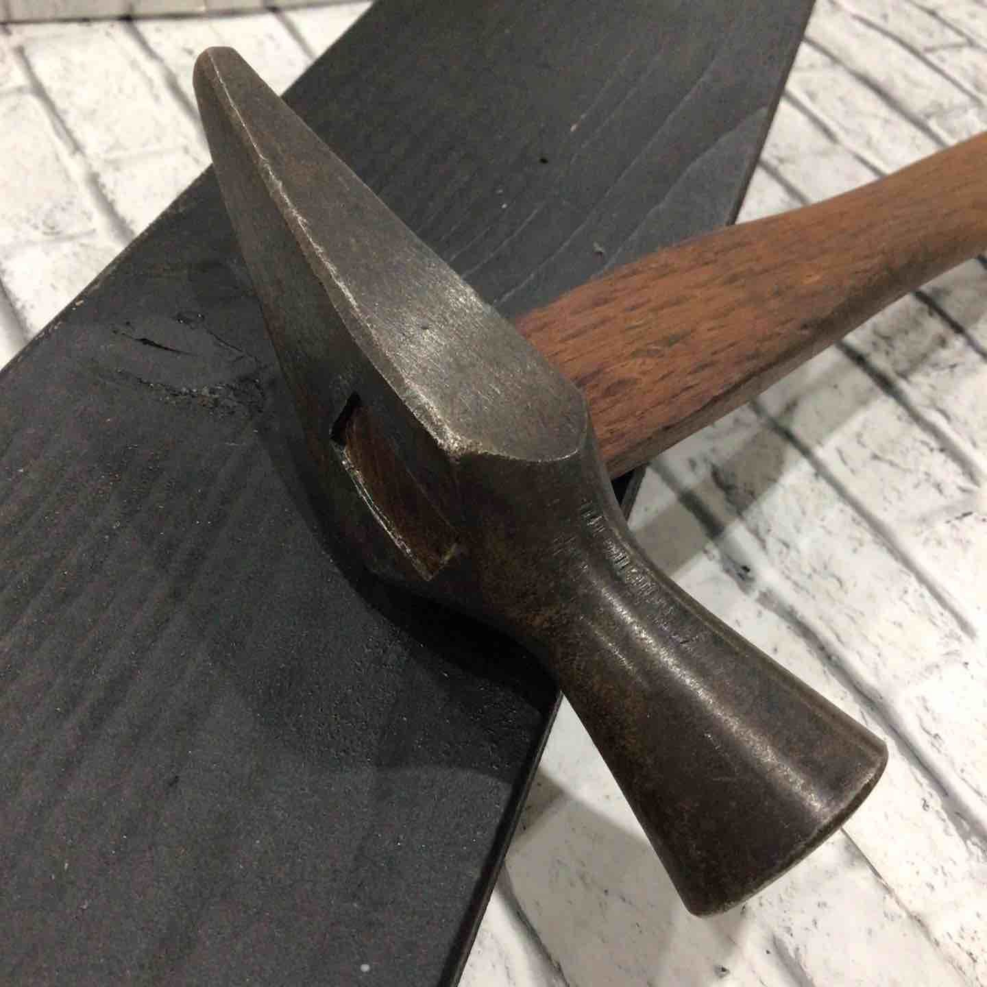  福島 舟手型玄能 80匁 赤樫柄 その他 電動工具 エア工具