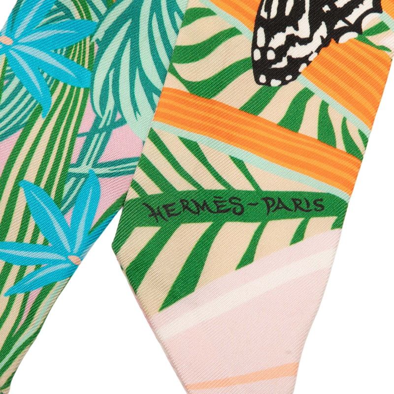 エルメス ツイリー JAGUAR QUETZAL マルチ シルク レディース HERMES 1-0239903