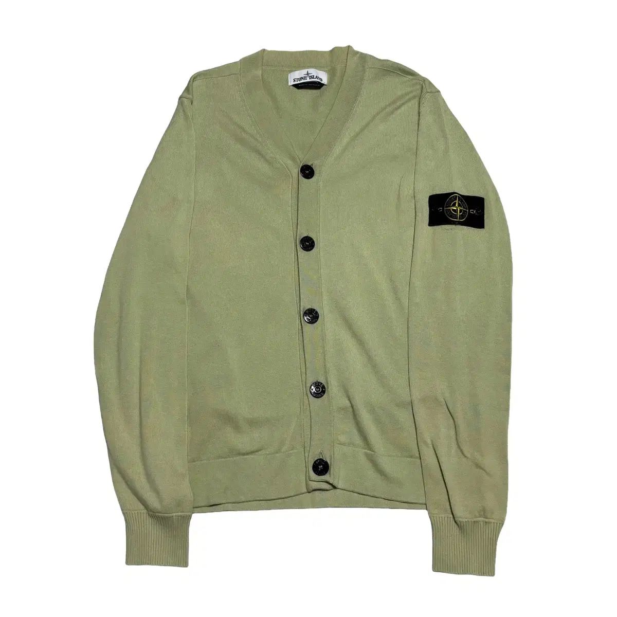 M ストーンアイランド パッチワッペン Vネック カーディガン
