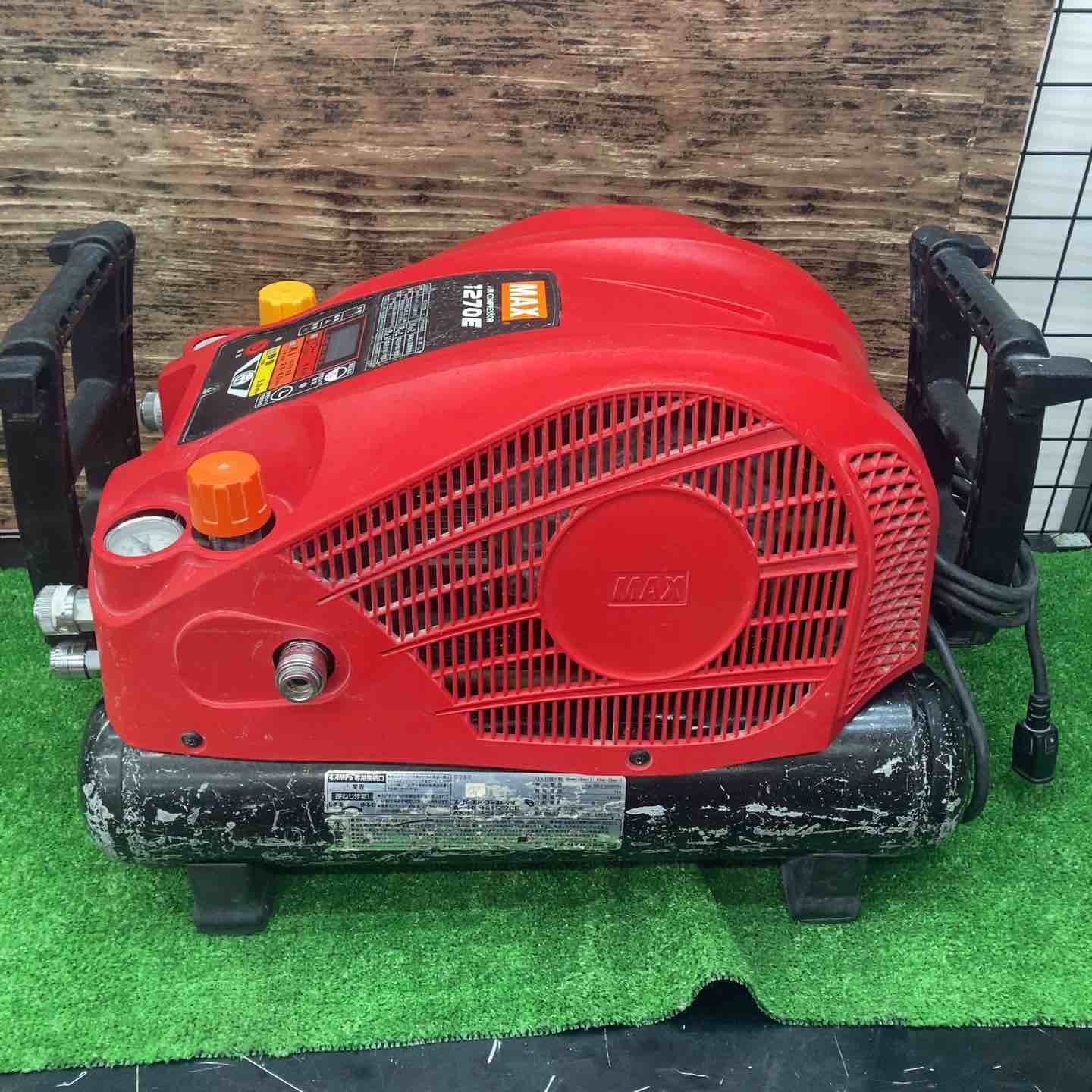 品 マックス MAX エアコンプレッサー AK-HL1270E_レッド 動作 済み 川越店