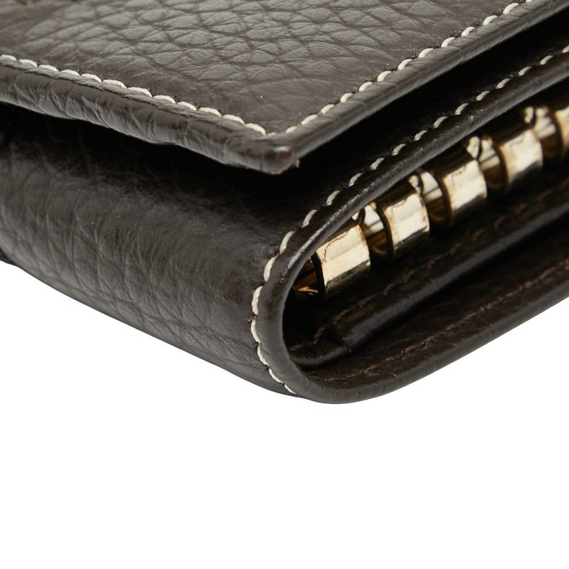 ダークブラウン レザー