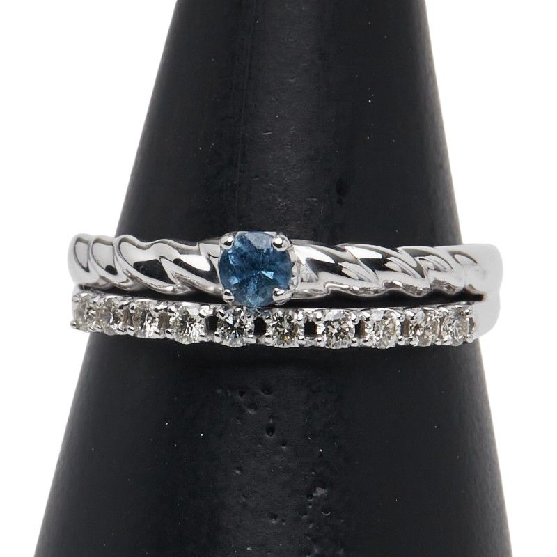 K 18 WG ホワイトゴールド レディース 1 0241324