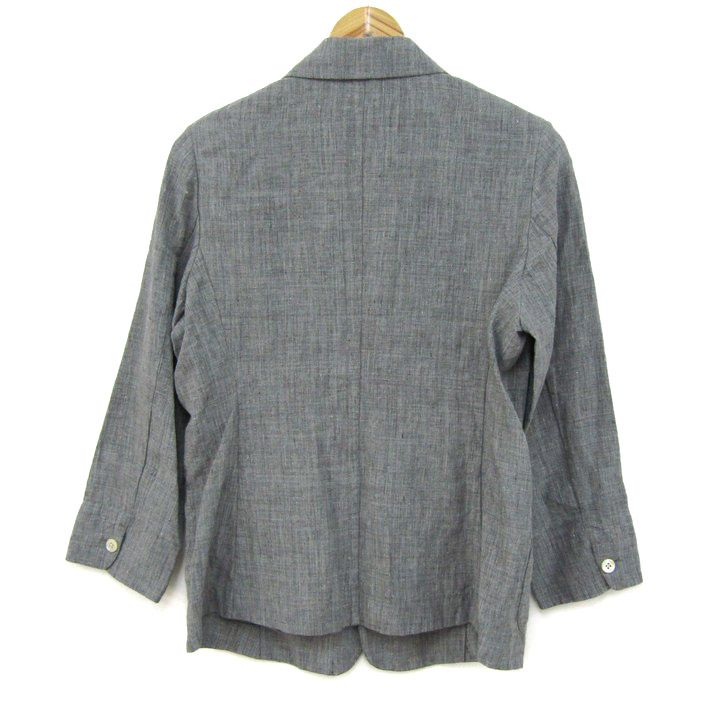 フォーティファイブアールピーエム テーラードジャケット アウター リネン レディース 3サイズ グレー 45rpm