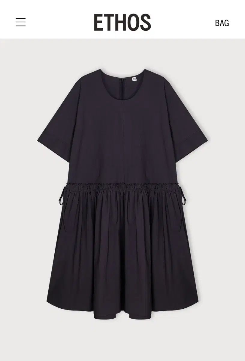 エートス メグ シャーリング ONE PIECE ONE PIECE ドレス ネイビー