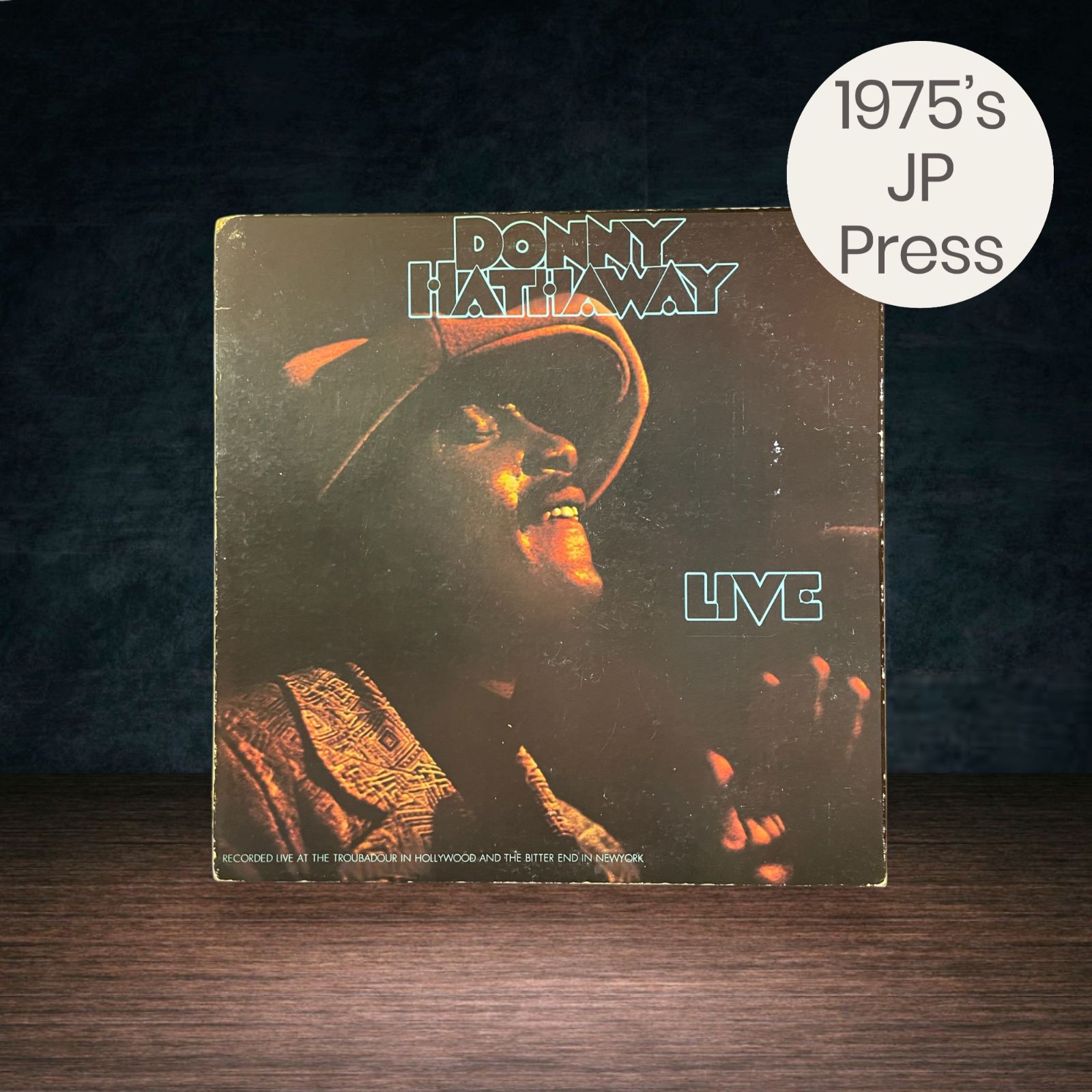 日本盤 DONNY HATHAWAY LIVE