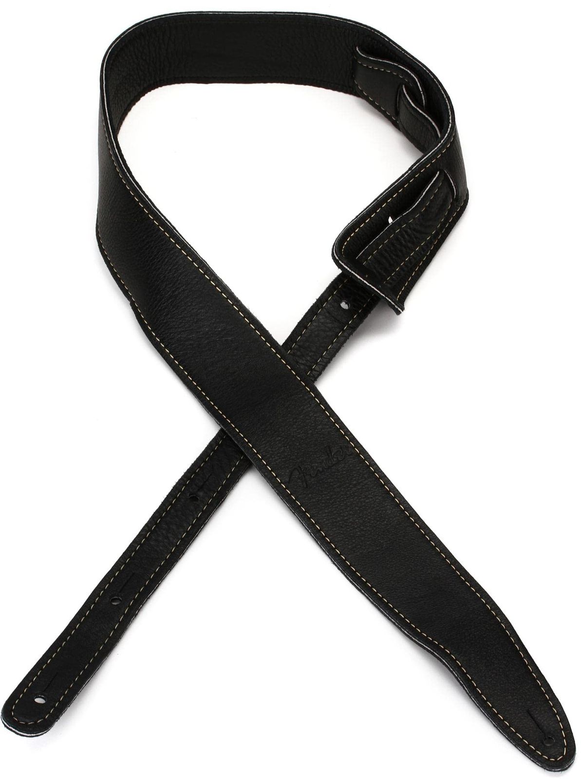 Fender ストラップ Artisan Crafted Leather Strap 2 Black ブラック