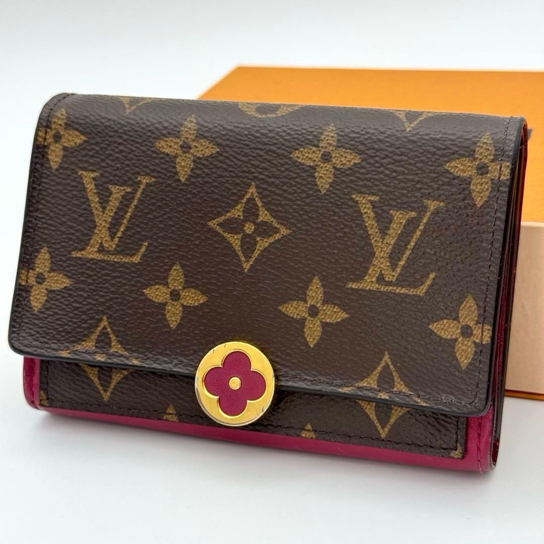 ルイヴィトン LOUIS VUITTON 折財布 ポルトフォイユ フロール