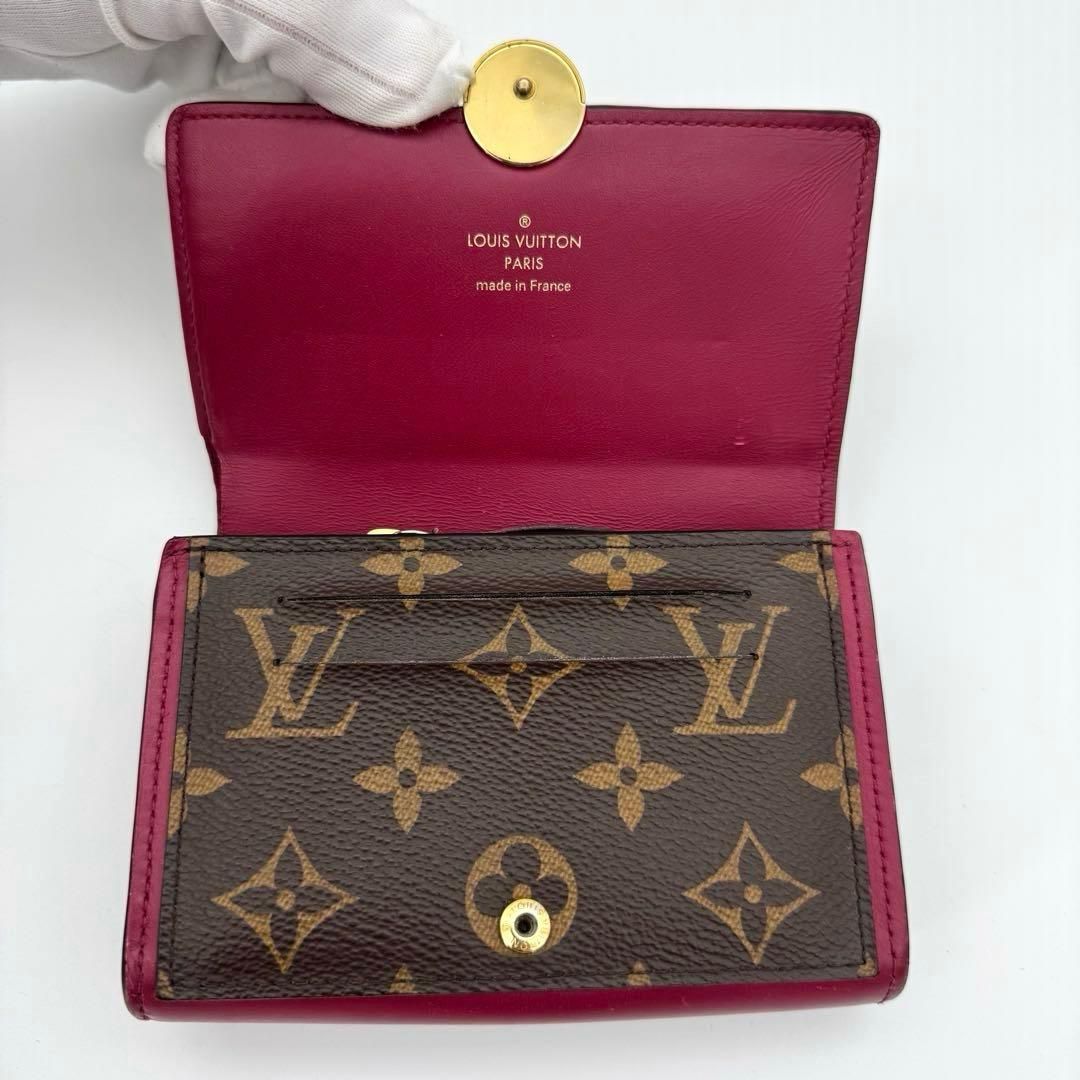 ルイヴィトン LOUIS VUITTON 折財布 ポルトフォイユ フロール