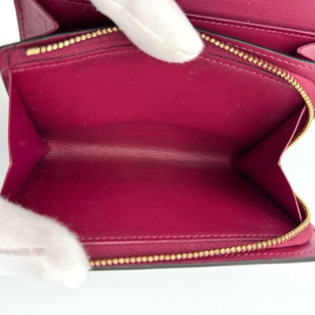 ルイヴィトン 折財布 ポルトフォイユ フロール モノグラム ブラウン フューシャ ルイヴィトン LOUIS VUITTON 折財布 ポルトフォイユ フロール