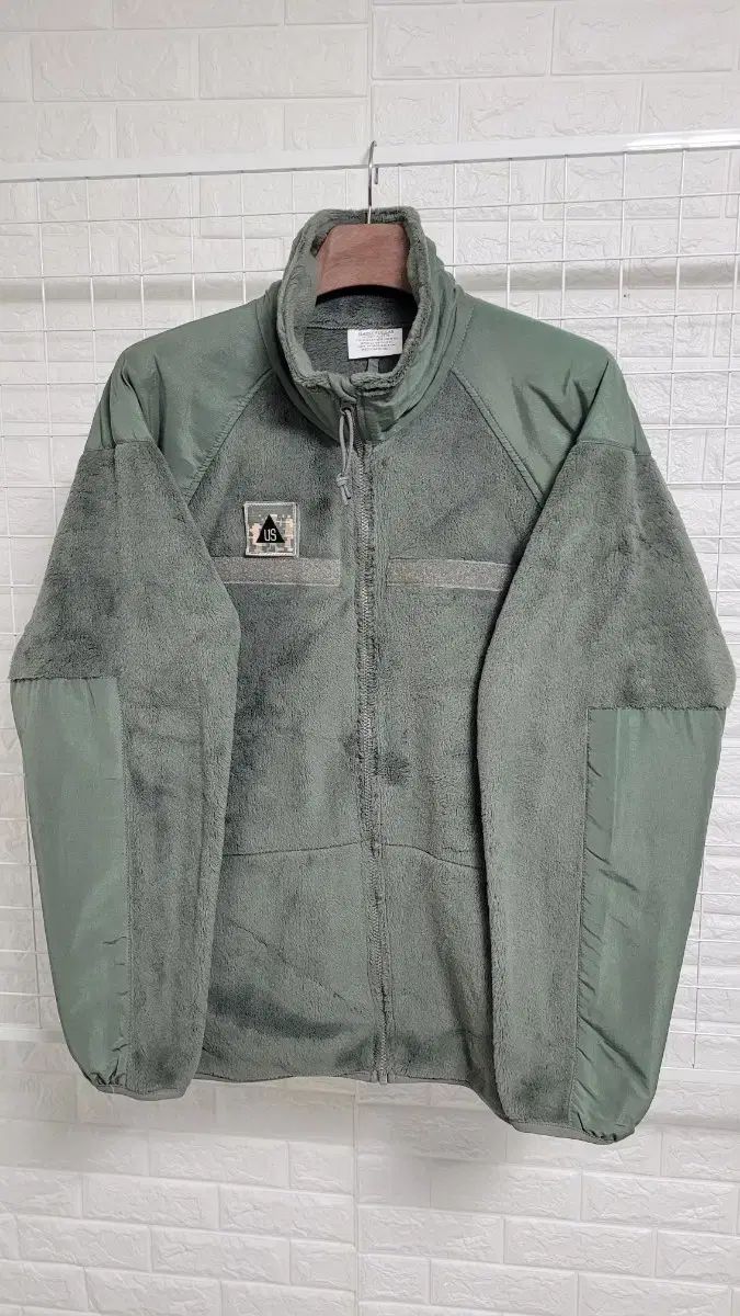 105 ミリタリーUS オリジナル オリーブ カーキ ポーラテック フリースジップアップ ジャケット ゴールデンXL