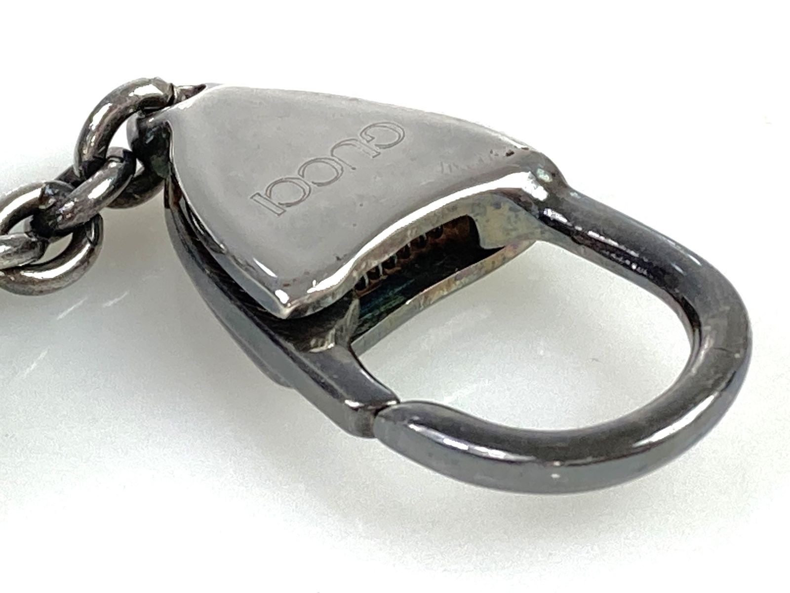  グッチ GUCCI バンブーバッグデザイン キーホルダー チャーム キーリング バッグチャーム シルバー キーホルダー キーリング 小物