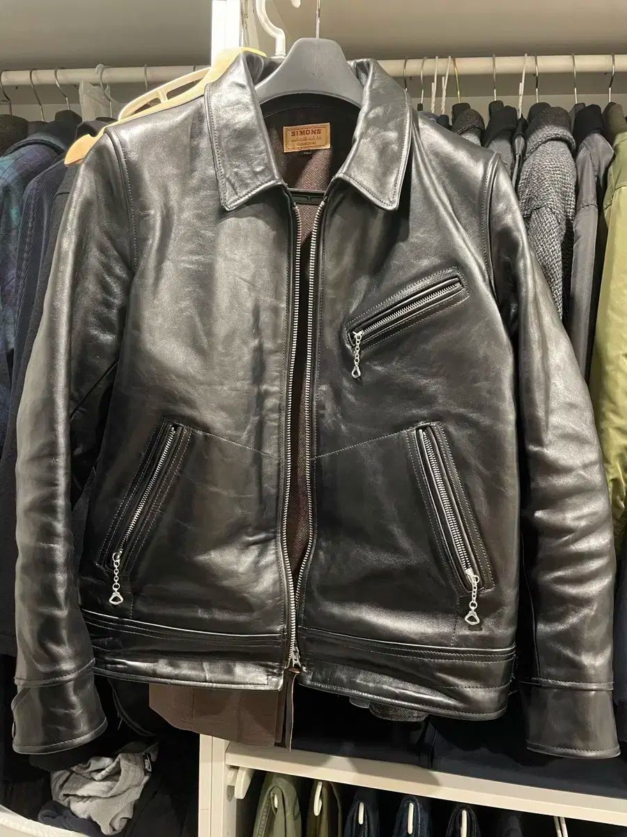 リアルシモンズ 1930s スポーツジャケット チャシン ホースハイド 3XL