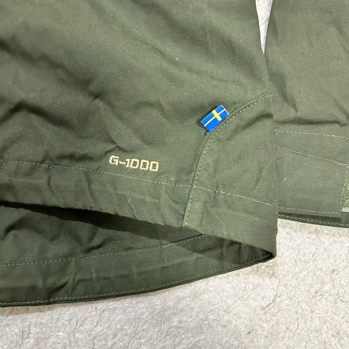 フェールラーベン グリーン G-1000 フード ジャケット xxs