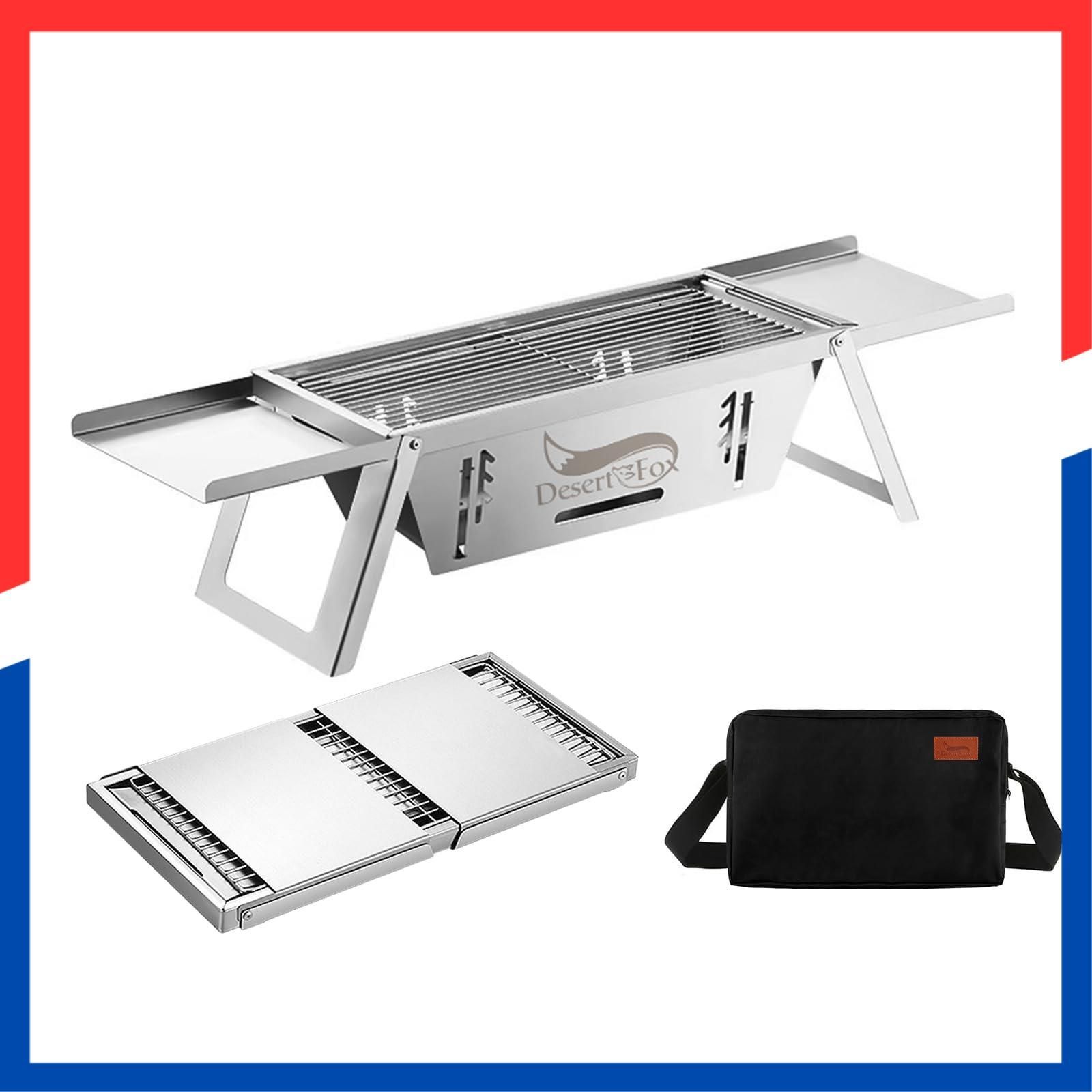 未使用フォールディング焚き火台 BBQコンロ コンパクト収納 在庫処分】焚き火台 焚火台 バーベキュー コンロ コンパクト