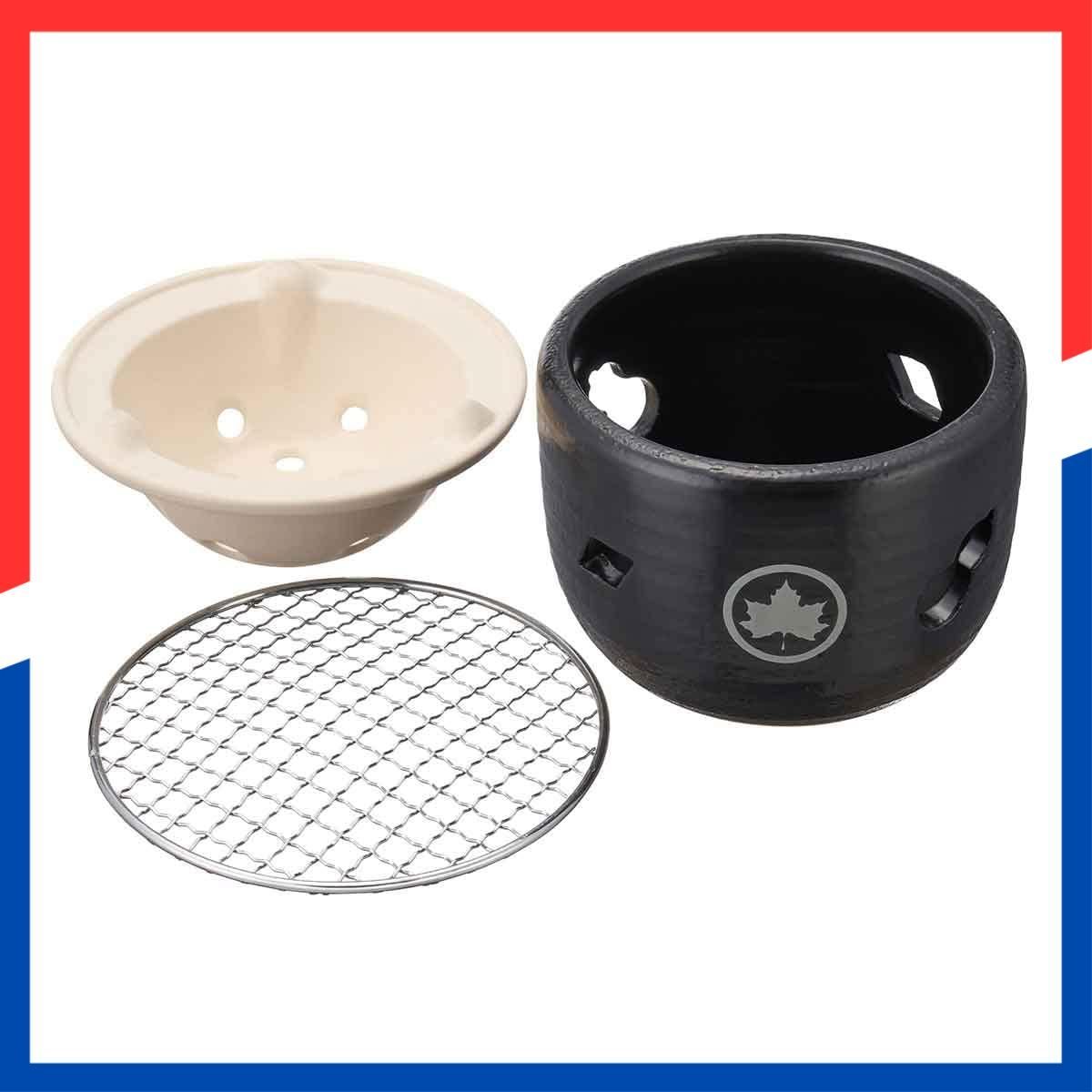 数量 陶器 81062001 炭 卓上水コンロ LOGOS×萬古焼 BBQ ロゴス LOGOS