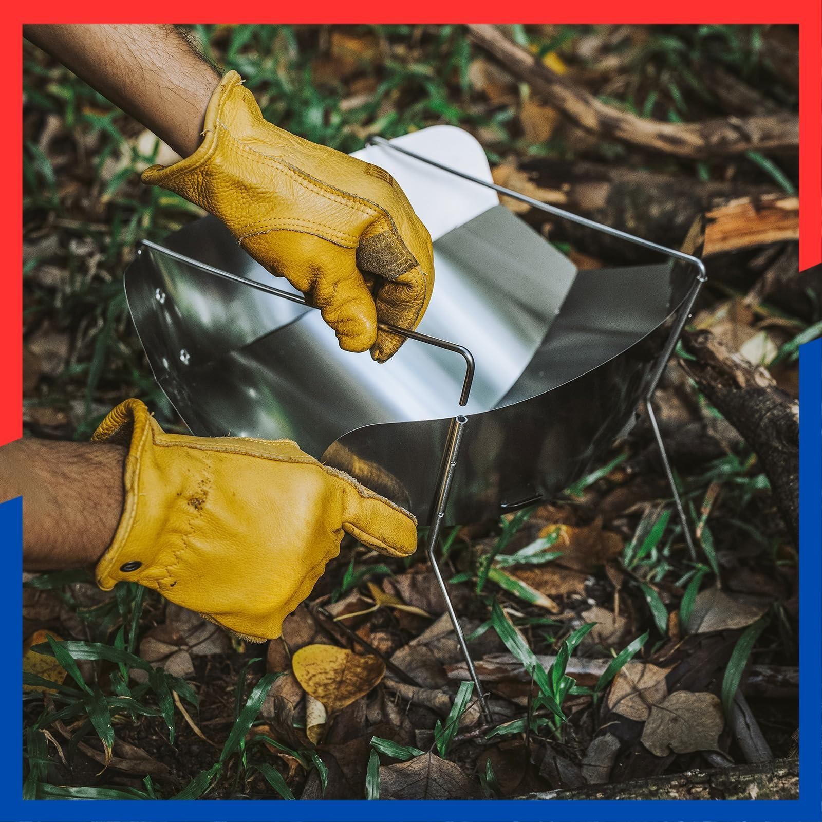 Thous Winds 焚き火台 バーベキューコンロ ソロ 焚火台 超軽量 折りたたみ式 コンパクト 組み立て簡単 アウトドア キャンプ用品 焼き網 グリル 収納袋付き WWW_OPDRERGINERDOGAN_COM