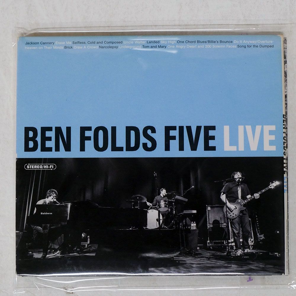 輸入盤 BEN FOLDS FIVE/BEN FOLDS FIVE LIVE/IMA VEE PEE RECORDS