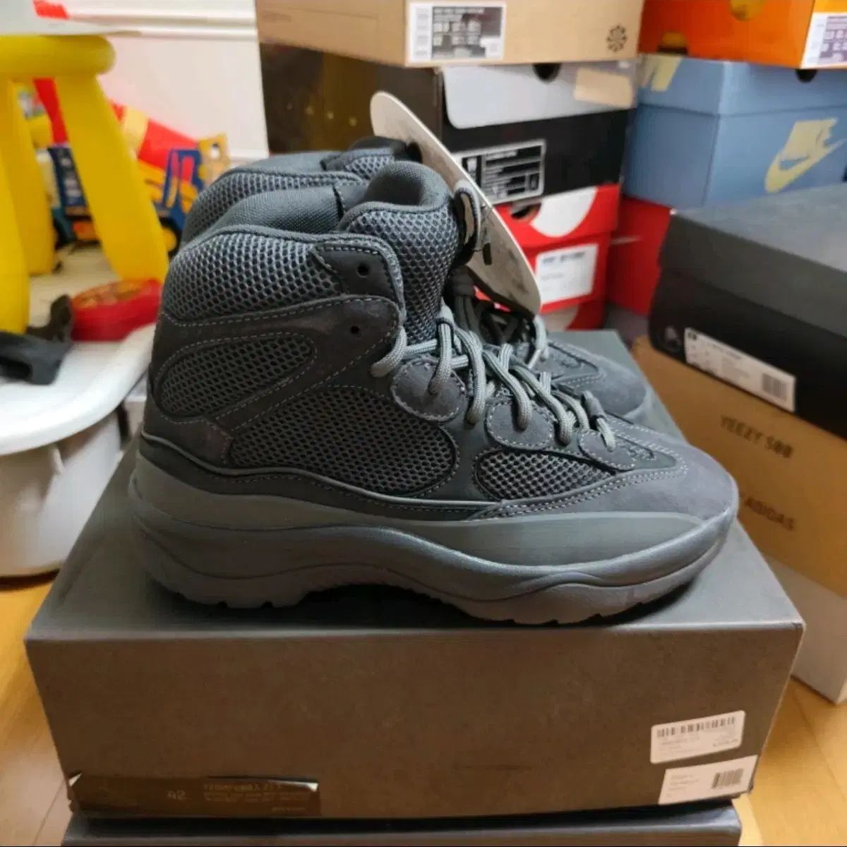 イージー シーズン6 デザート ブーツ 42 ブラック