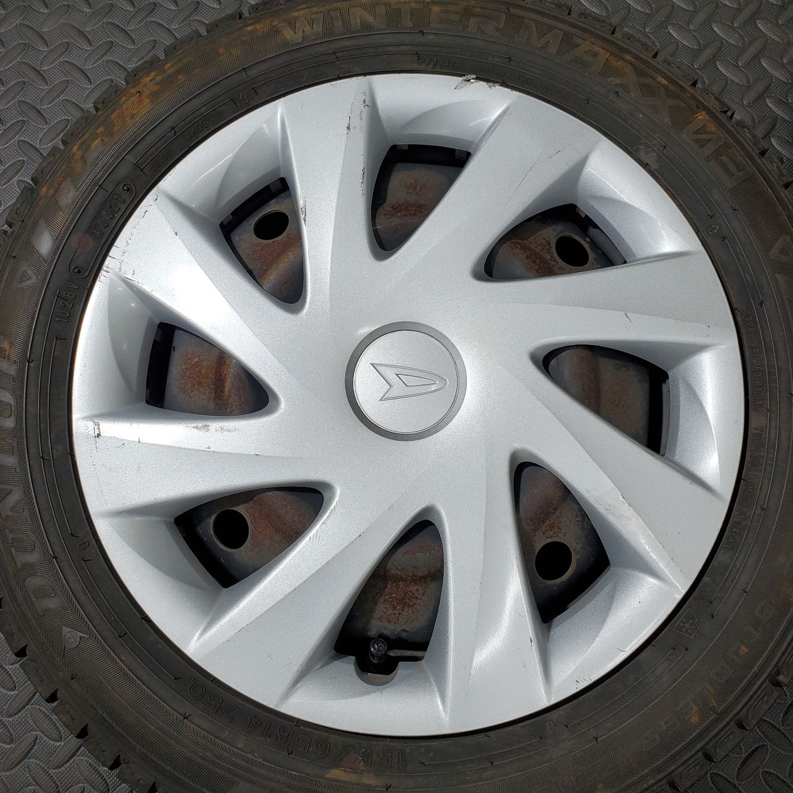 21年製 155 65 R 14 ダンロップ ウィンターマックス WM 03 ダイハツ タント ムーヴ ミラ コンテ スタッドレスタイヤ 1191