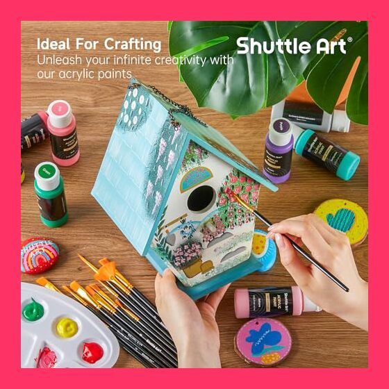 スタッフおすすめ！】Shuttle Art アクリル絵の具 36色セット アクリル