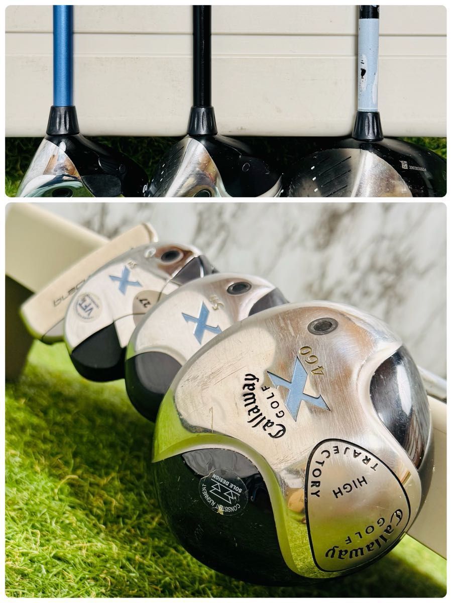 良品】初心者推奨 キャロウェイ Xシリーズ レディースゴルフセット 12