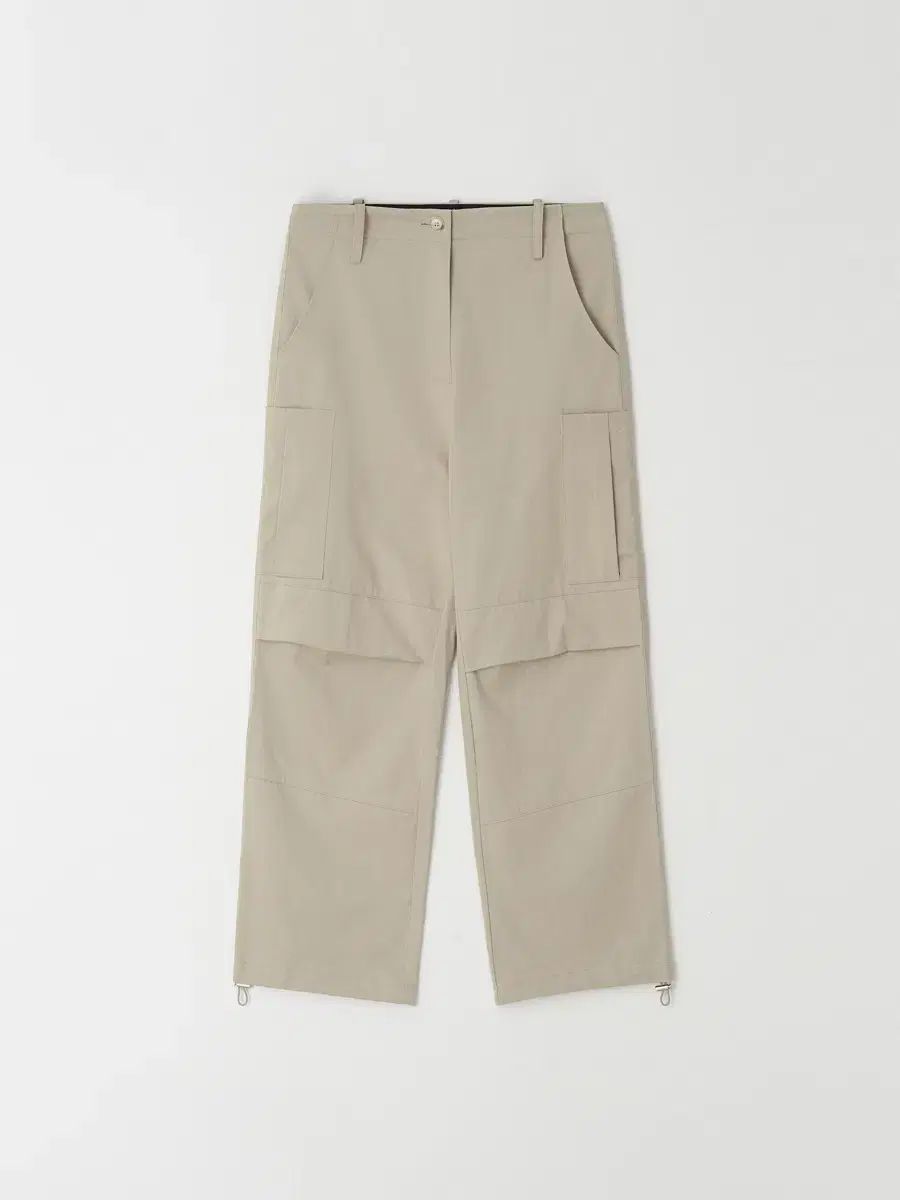 レターアンド ポケット カーゴ パンツ ベージュ