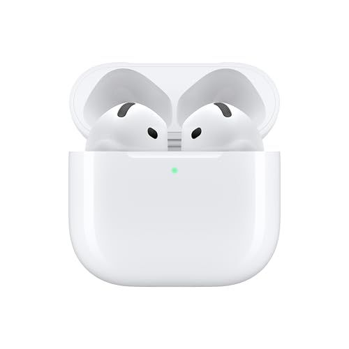 Apple AirPods 4 ワイヤレスイヤホン Bluetooth5.3 パーソナライズされた空間オーディオ 耐汗耐水性能 USB-C 充電ケース H2 チップ 最大 30 時間の バッテリー駆動時間 iPhoneで簡単に設定s c6e103bc