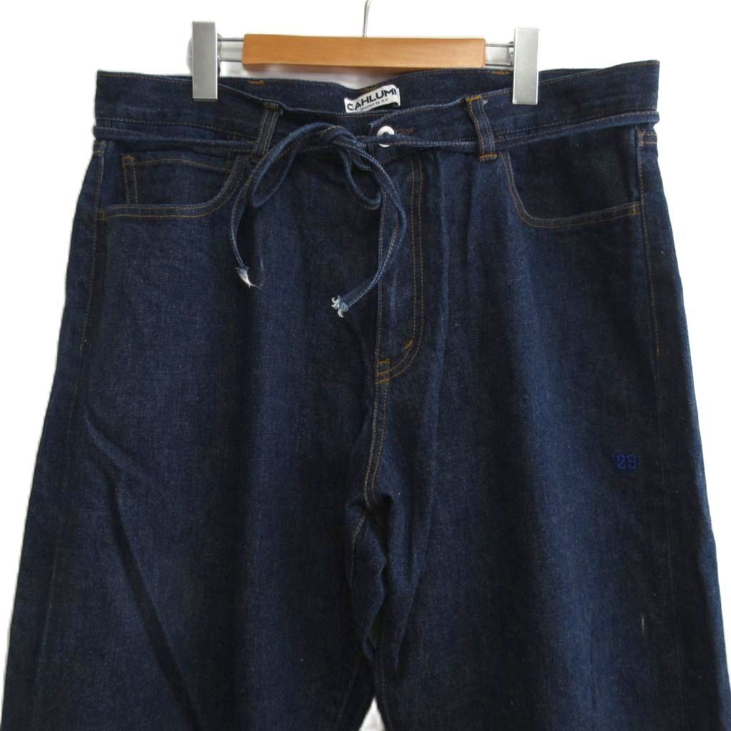 カウラム CAHLUMN by A.H 長谷川昭雄 Selvedge Denim Pant Baggy