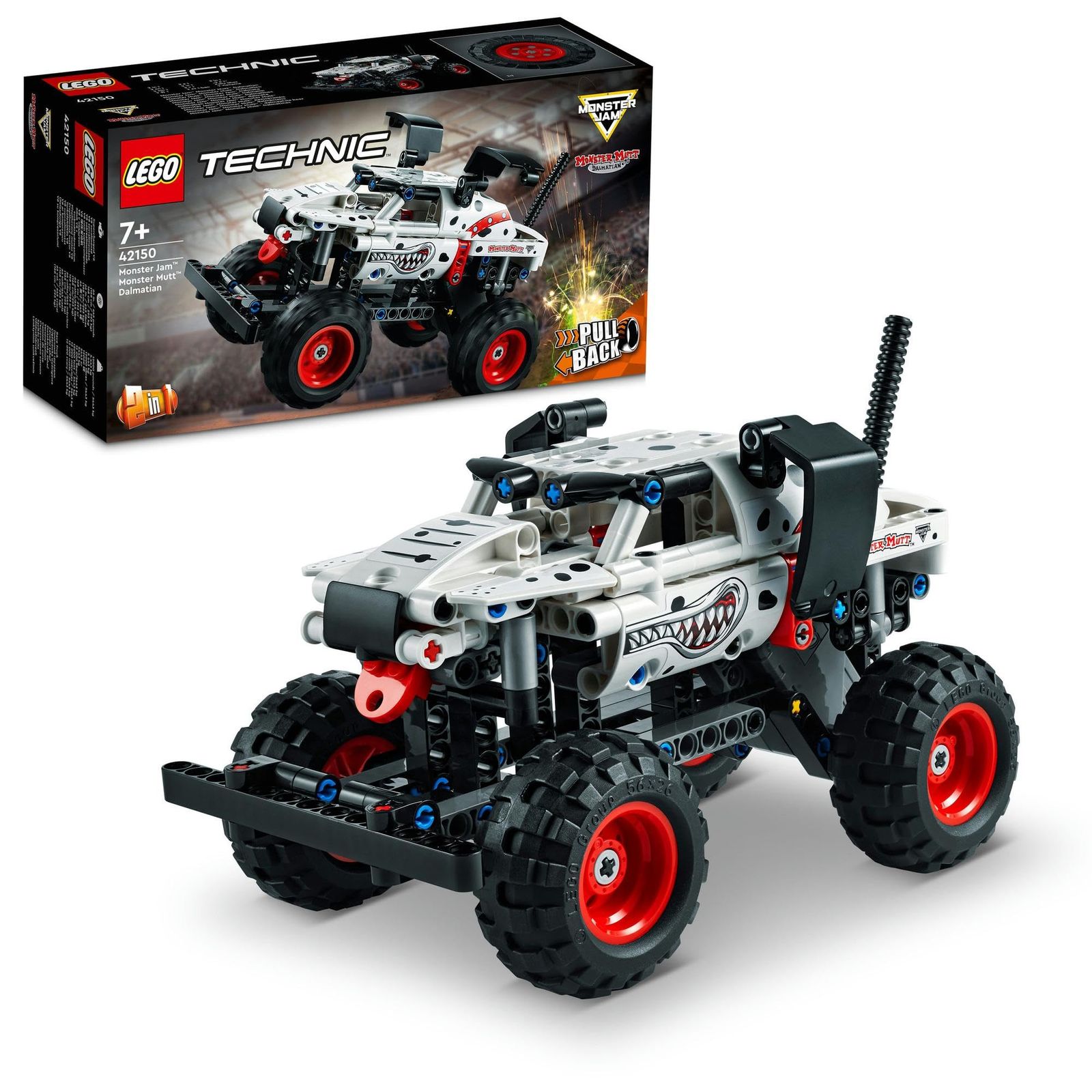 レゴ LEGO テクニック Monster Jam モンスターマット ダルメシアン おもちゃ 玩具 プレゼント 誕生日 ブロック クリスマス 男の子 女の子 子供 7歳 8歳 9歳 小学生 乗り物 Monster Jam モンスターマット ダルメシアン