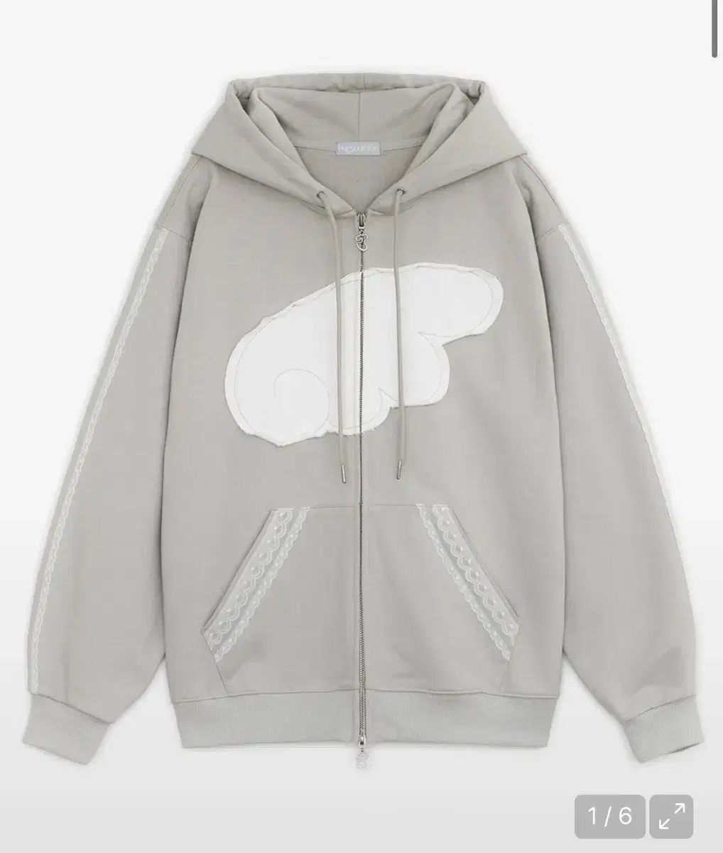 ハグユアースキン エンジェル ウィング フーディー ジップアップ