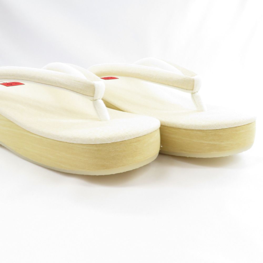  Calen Blosso カレンブロッソ 草履 カフェぞうり 菱屋 Lサイズ 24 0～24 5 cm適応 薄ベージュ カジュアル 履物 草履 和装履物